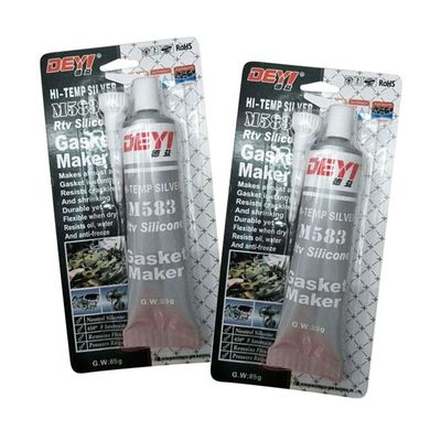 6g/cm3 Odporność na wysokie temperatury Szary RTV Gasketa Silicone do wypełniania luki