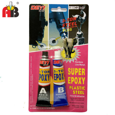 Wysoka wytrzymałość na obcięcie 3-tonowa 5 min Biały Czarny Epoxy Adhesive Ab Klejek EINECS nr 230-391-5