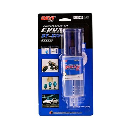24 ml czystej strzykawki Epoxy Adhesive DDEYI 5- minutowy klej cieczotwórczy z zatwierdzeniem SGS