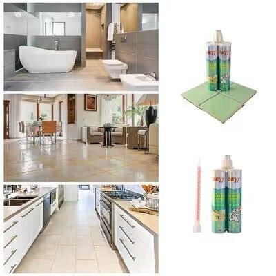 Glosywne i łatwe do czyszczenia Epoxy Flat Grout ¥ DEYI DY-E716 Wysokiej wytrzymałości 2-częściowy klej do kuchni i łazienki