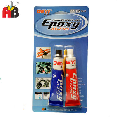 Wysoka wytrzymałość na obcięcie 3-tonowa 5 min Biały Czarny Epoxy Adhesive Ab Klejek EINECS nr 230-391-5