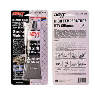 Przemysłowe zastosowania 85g Czarny Temp RTV Silicone Sealant Adhesive Gasket Maker