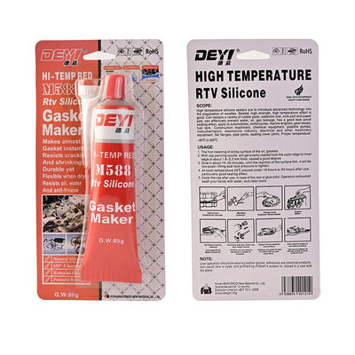 Certyfikat ISO9001 Red Acid RTV Silicone Gasket Maker 85g Do zastosowań uszczelniających