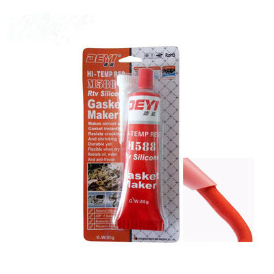 Certyfikat ISO9001 Red Acid RTV Silicone Gasket Maker 85g Do zastosowań uszczelniających