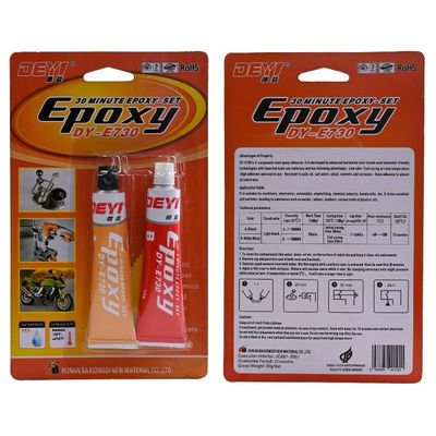 20 g aluminiowej lampy kleju do łączenia metalu żywica epoksydowa AB kleju 2 części żywicy epoksydowej