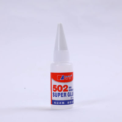Rozwiązania natychmiastowego przyczepiania Clear 502 Super Glue ISO SGS ROHS MSDS Certified Adhesive