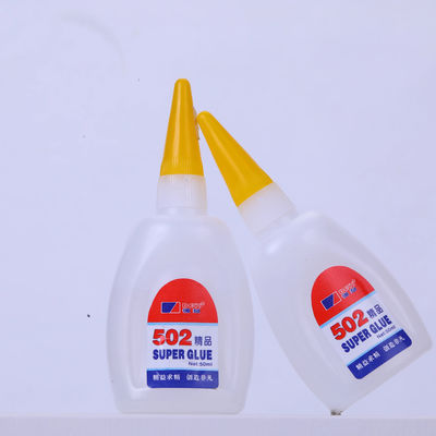 Rozwiązania natychmiastowego przyczepiania Clear 502 Super Glue ISO SGS ROHS MSDS Certified Adhesive