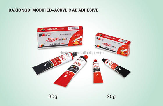 DEYI Classic Modified Acrylic AB Klejek do wiązania metalu i tworzyw sztucznych z 5 minutą pierwotnego utwardzania