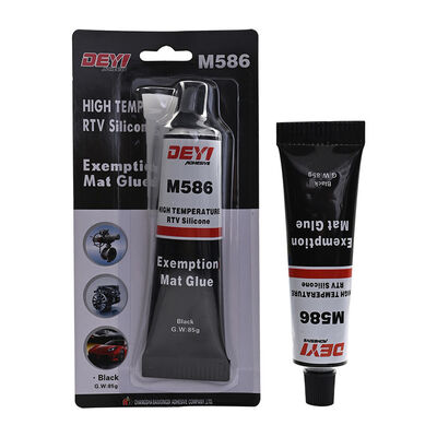 85g Czarny kwas odporny silikonowy uszczelniacz uszczelniacz z odpornością na temperaturę 320 ° C w cenie fabrycznej