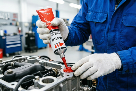M588 Wysokotemperaturowy Neutralny RTV Gasketa Producent Czerwony uszczelniacz do skutecznych i trwałych zastosowań uszczelniających