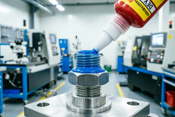 Threadlocker Adhesive Średnia wytrzymałość Związek beztlenowy do zwiększenia trwałości i stabilności zestawów śrub orzechowych