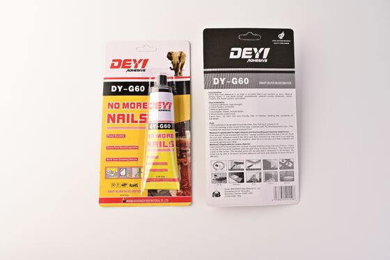 Heavy Duty White Mounting Adhesive G60 Nail-Free Construction Glue for Wood Ceramic Metal